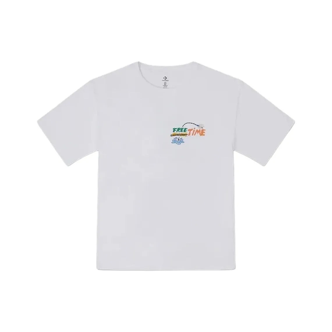 Конверс SUMMER FISHING Белый Мужская T-рубашка