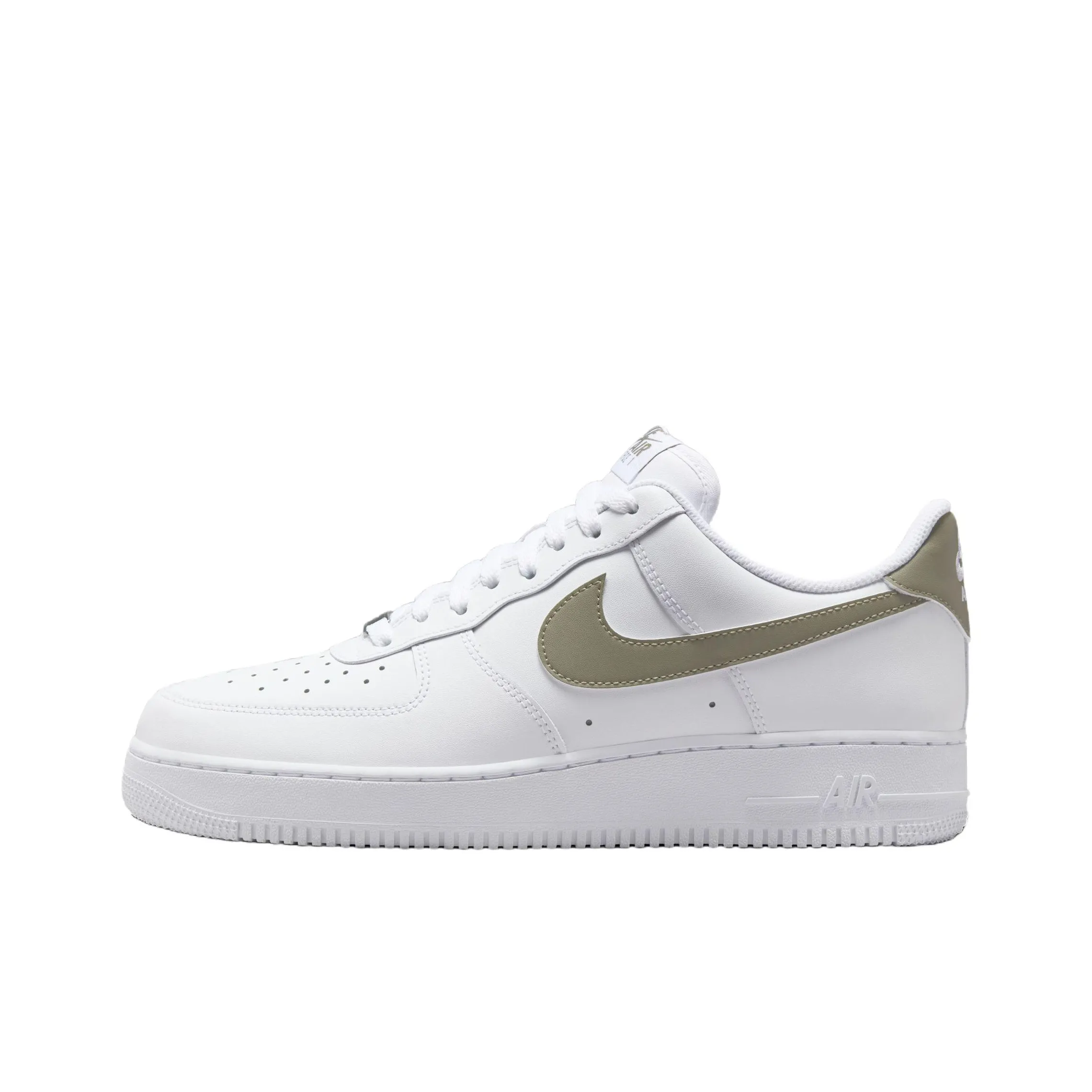 Nike Air Force 1 Abrasion Resistant Low Top Skateboard Shoes Men's White Green
