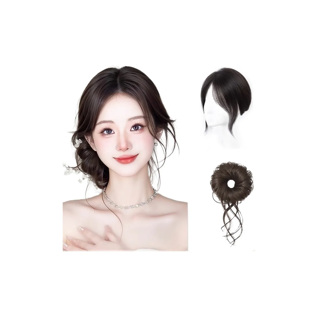 TIANKONGSHU The Bridal Головной убор IS A Золотой дракон Скумбрия Pill Волосы Кольцо На Верху Головы Парики