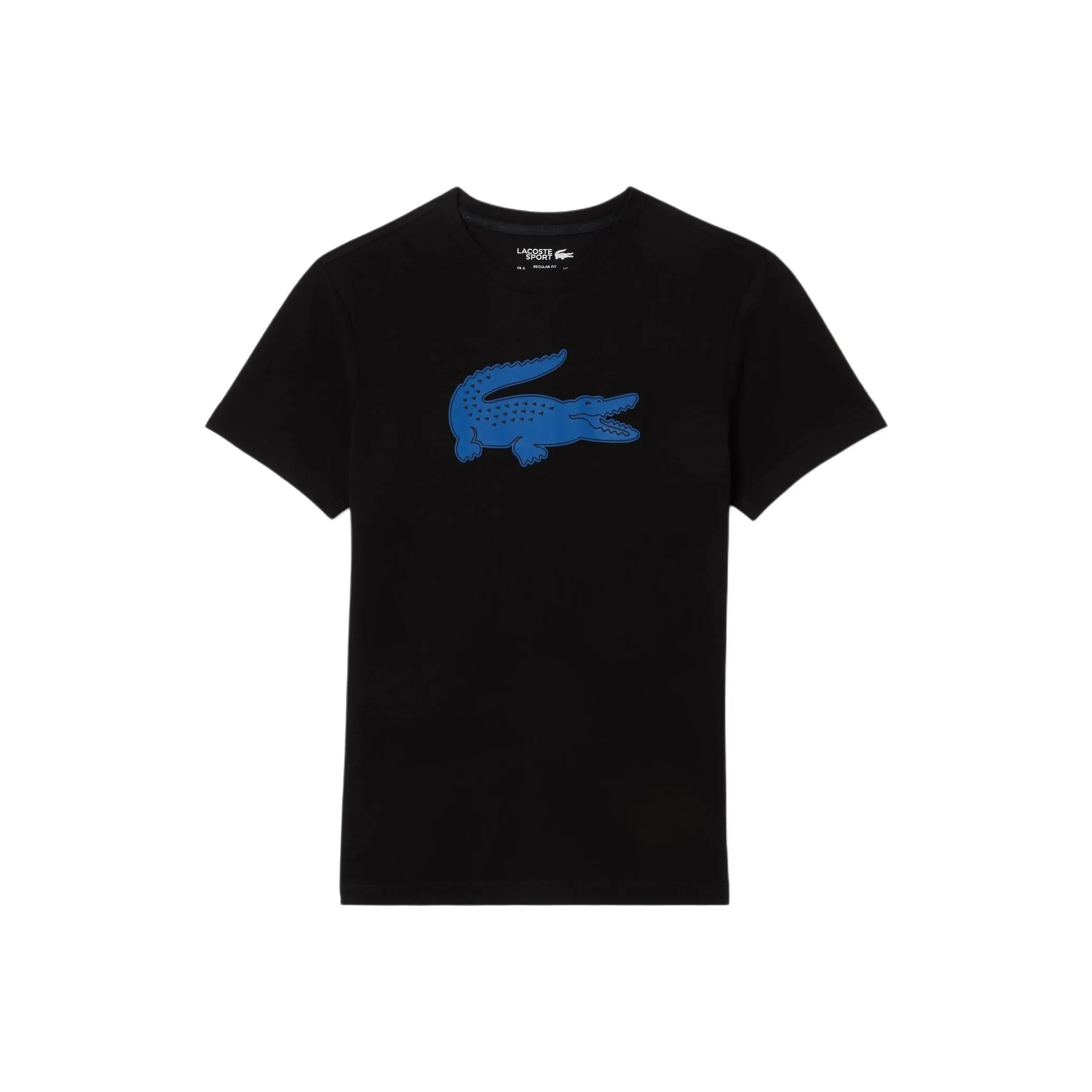 Рубашка T с коллаборацией LACOSTE Мужская Черная Синяя