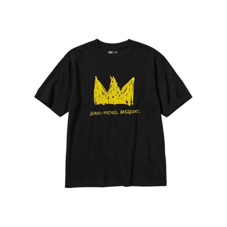 UNIQLO T Shirts Unisex 09 Black
