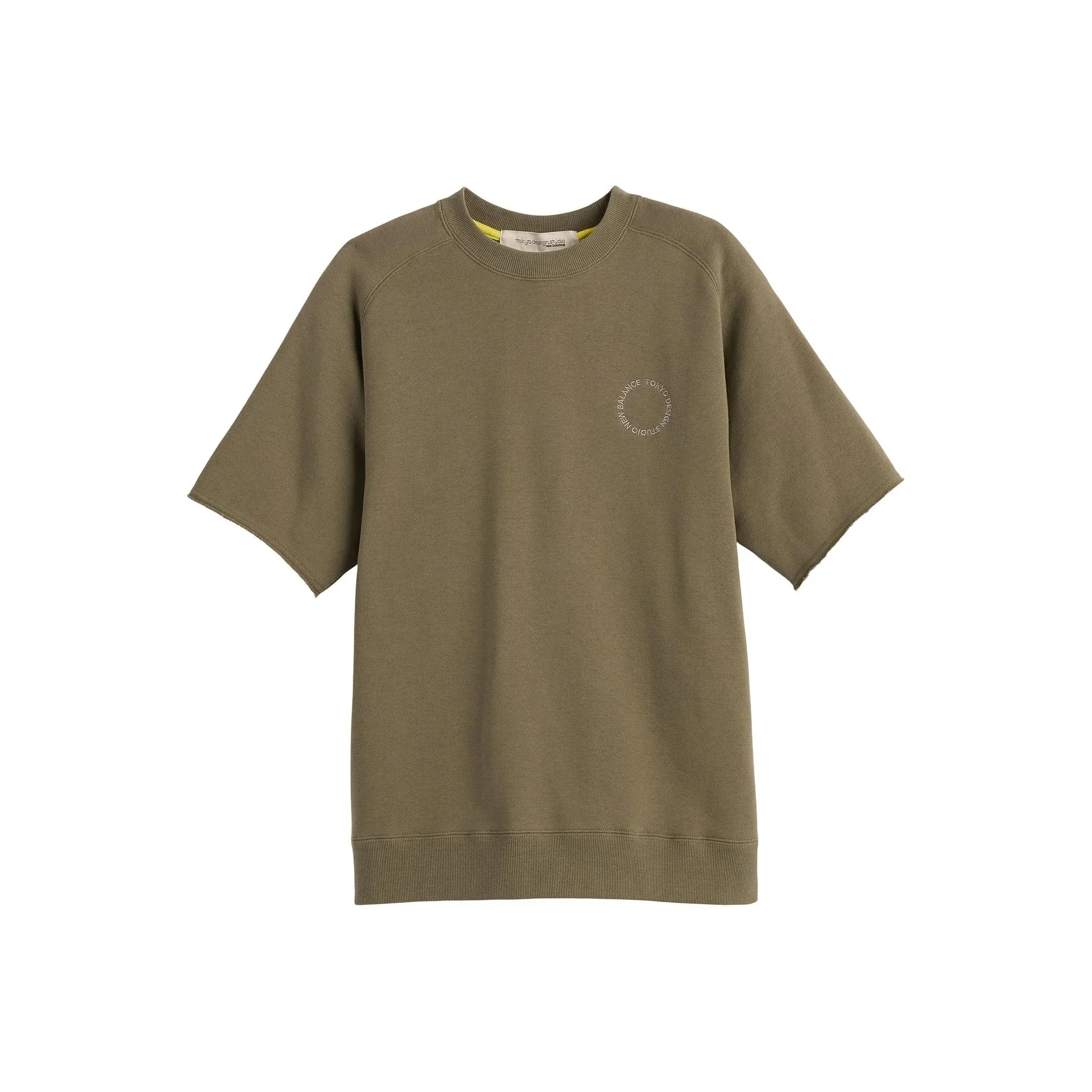 New Balance совместная футболка T Унисекс Stealth Зеленая