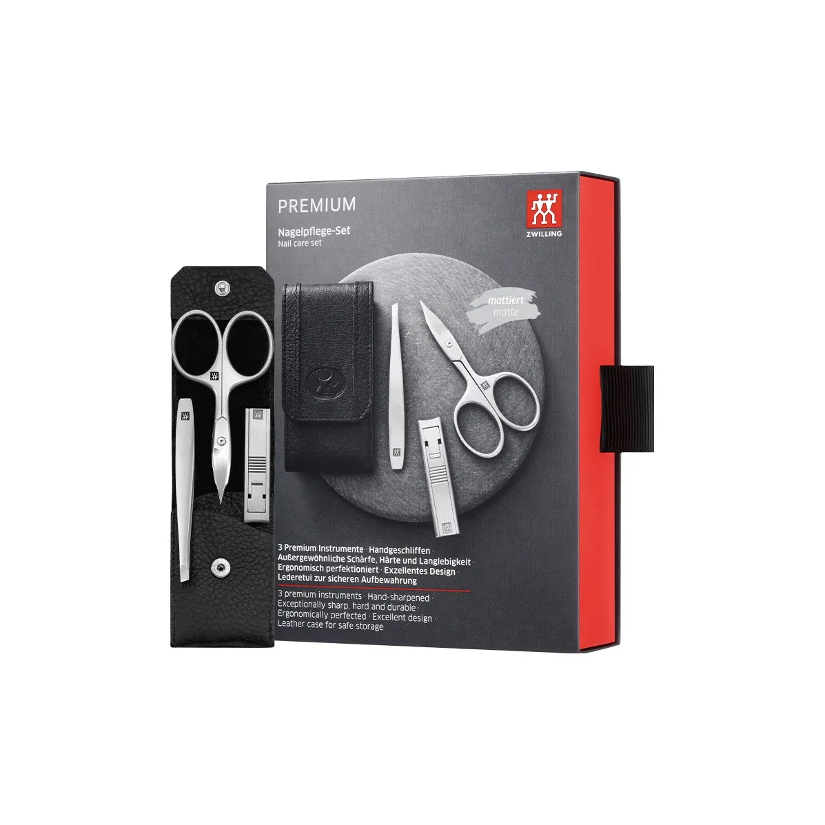 ZWILLING Набор для удаления корней ногтей и шипов ножницы кусачки для ногтей и маленькие пинцет три предмета для домашнего использования