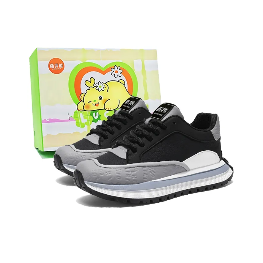 Budding Bear Slip-resistant Abrasion-resistant Lightweight Увеличивающий высоту Низкий топ Casual Мужской