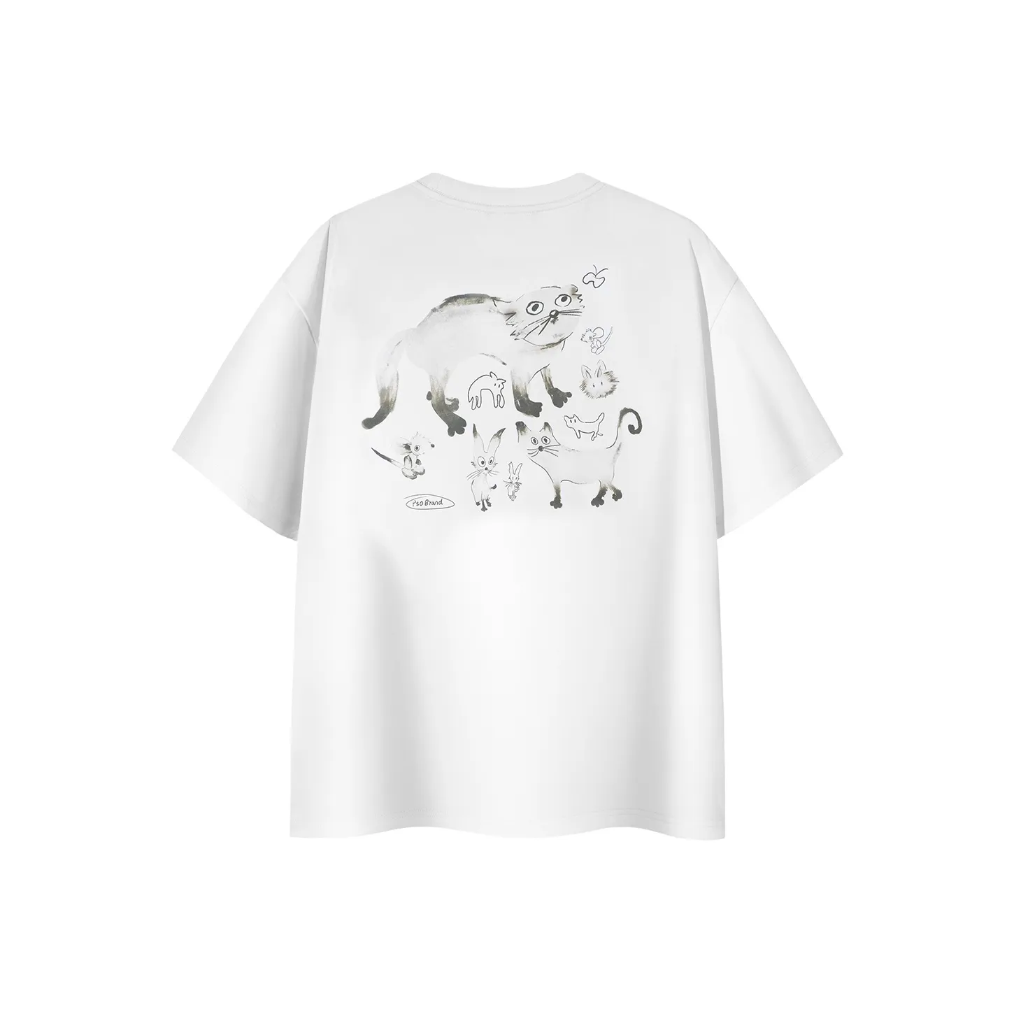PSO Brand T Shirts Unisex White