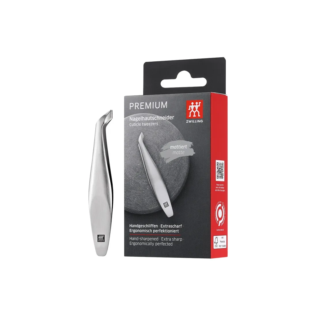 ZWILLING German Zwilling Leather Pliers Exfoliating Dead Кожа Barbed или Barbless On The Go Портативный