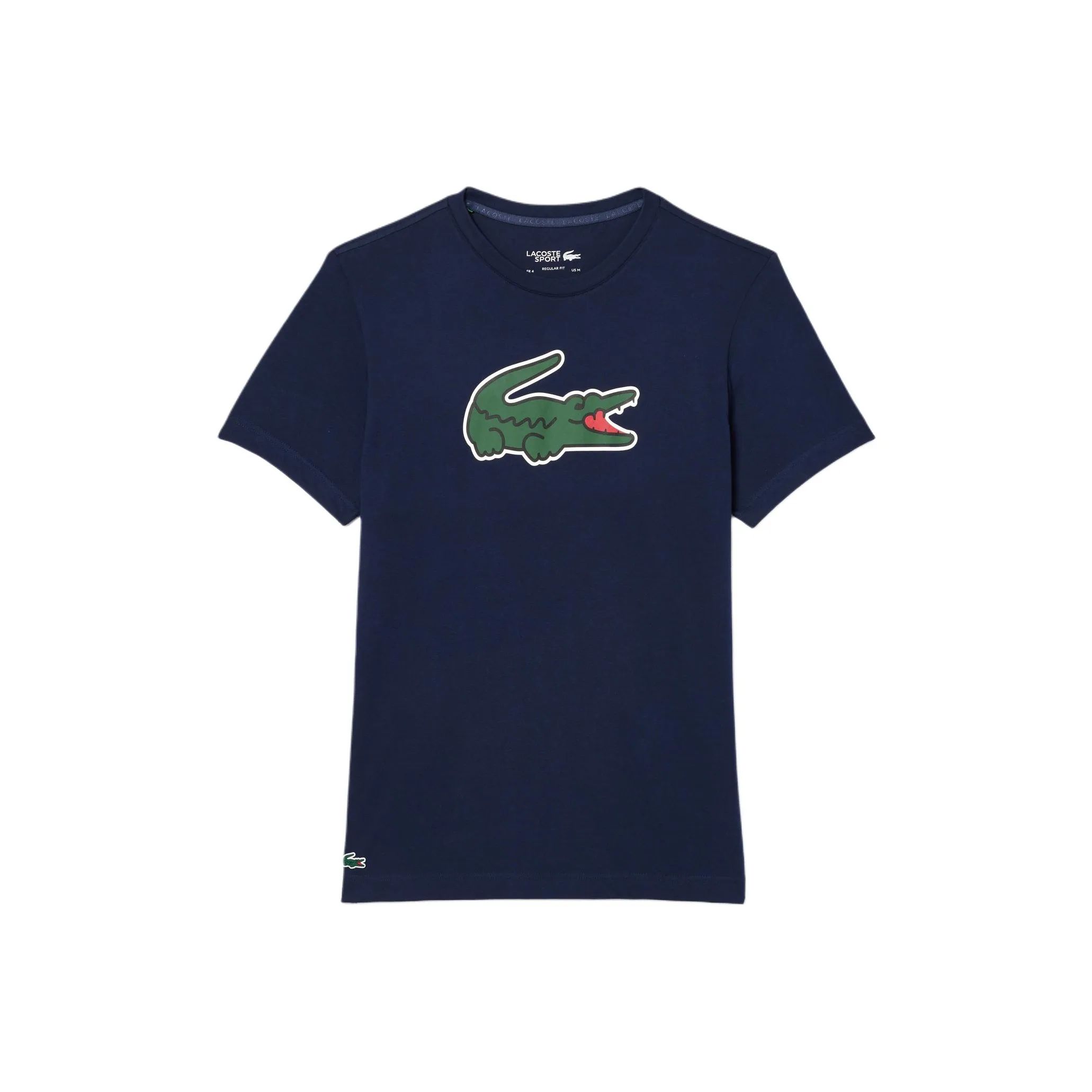 Рубашка T с коллаборацией LACOSTE Мужская Морской Синий