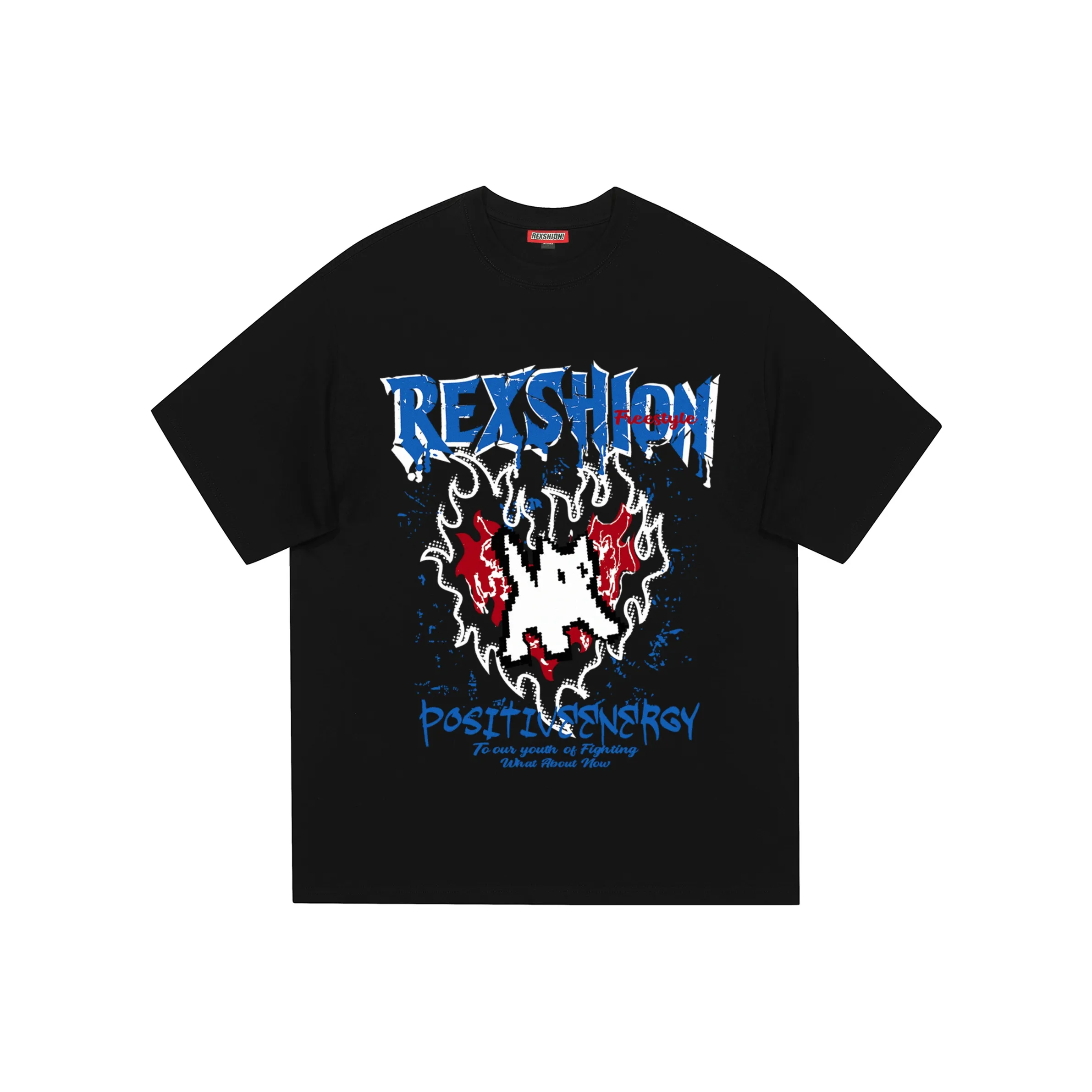 REXSHION Короткий рукав T-рубашки унисекс