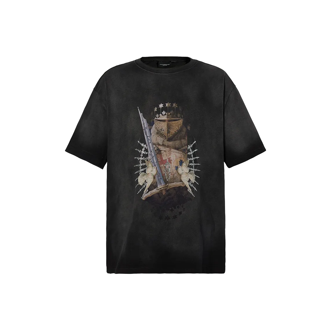 ROCAWEAR Черная унисекс футболка