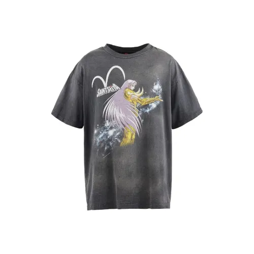 SAINT Mxxxxxx SEAN WOTHERSPOON Co Фирменный черный Унисекс T Рубашки
