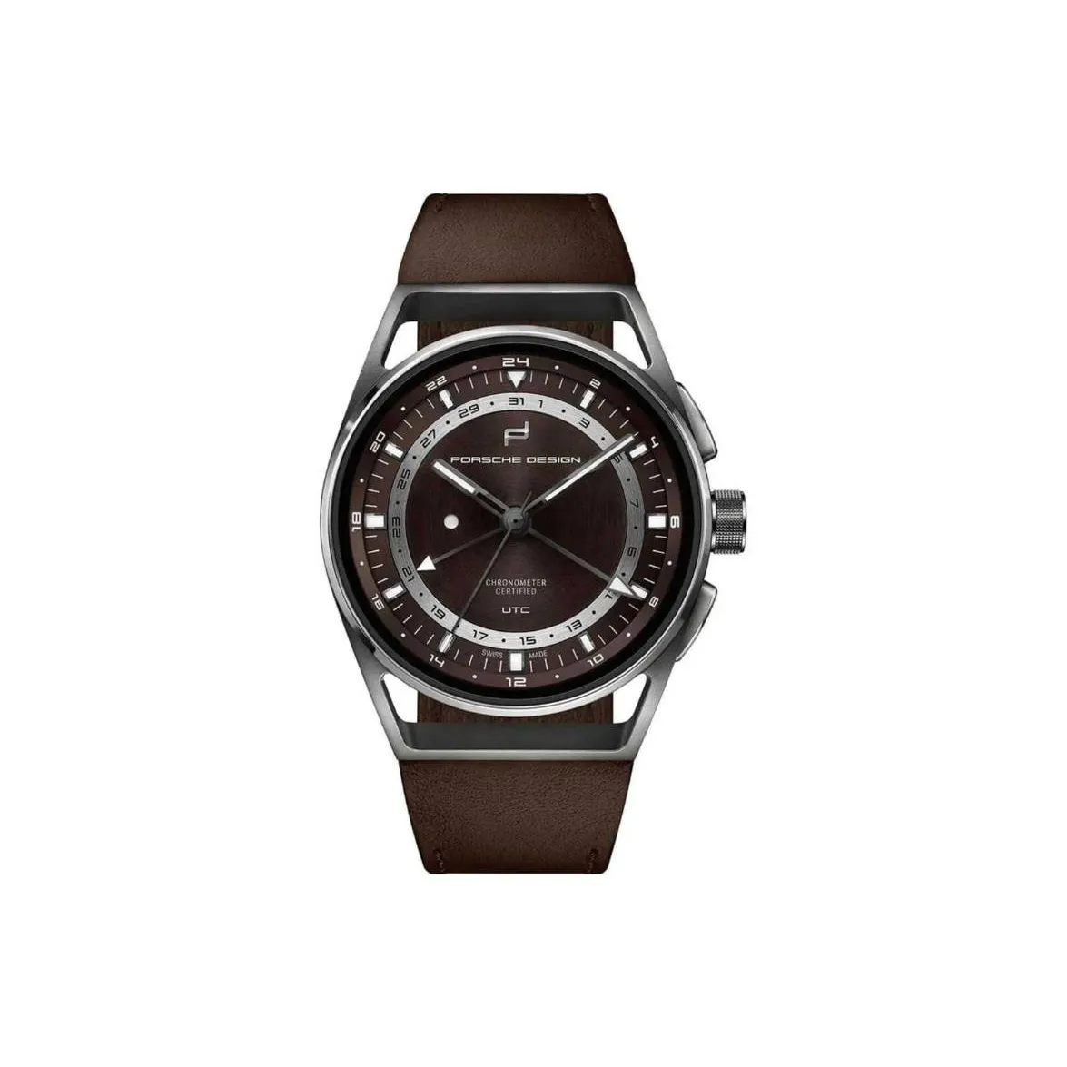 PORSCHE DESIGN Wrist Watch Automatic Mechanical Movement Leather Strap 42mm Tan Watch Dial Unisex