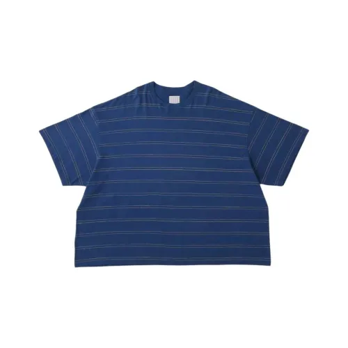 Stripes For Creative Blue Мужские Рубашки