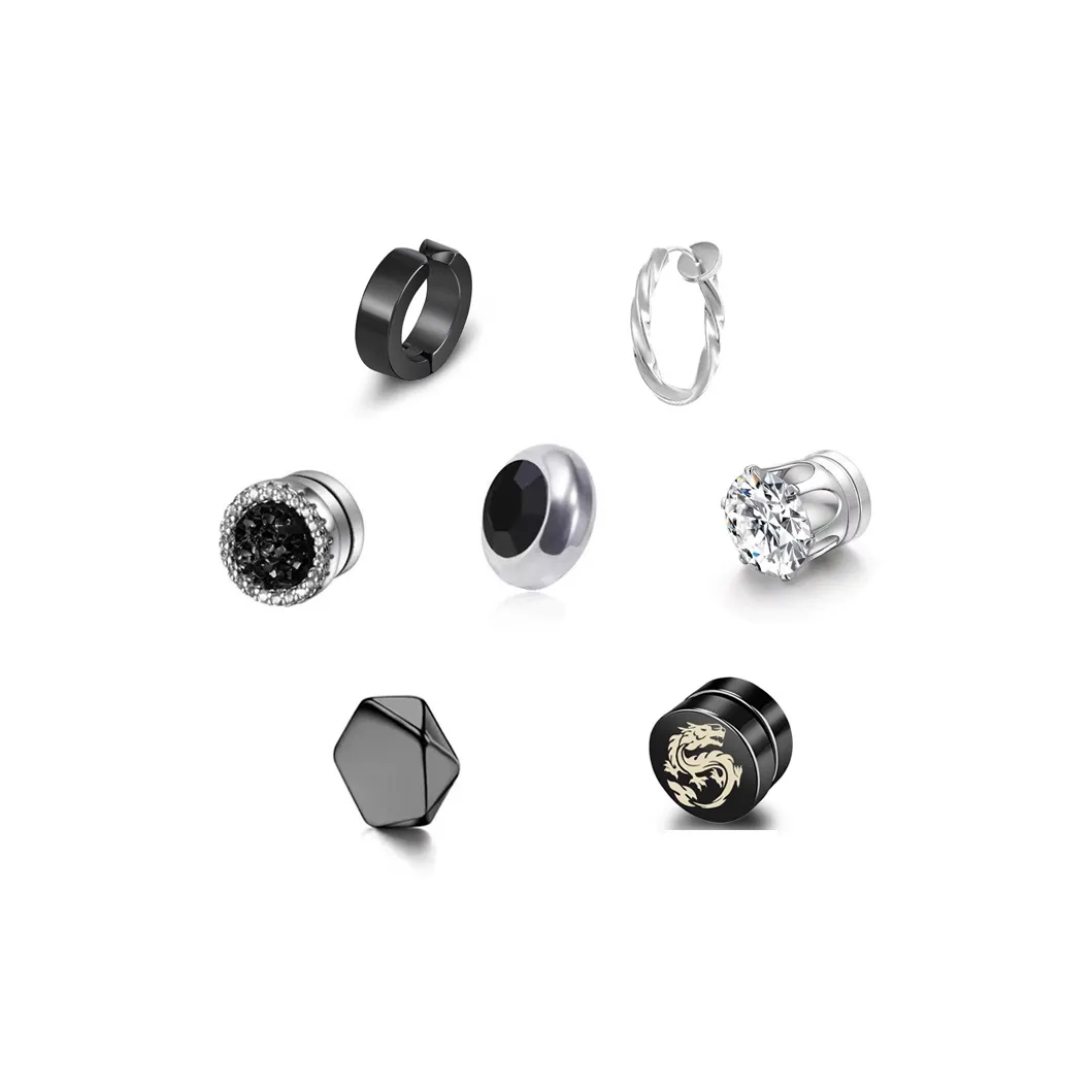 VERENA REINE Titanium Steel Clip On Earrings Unisex