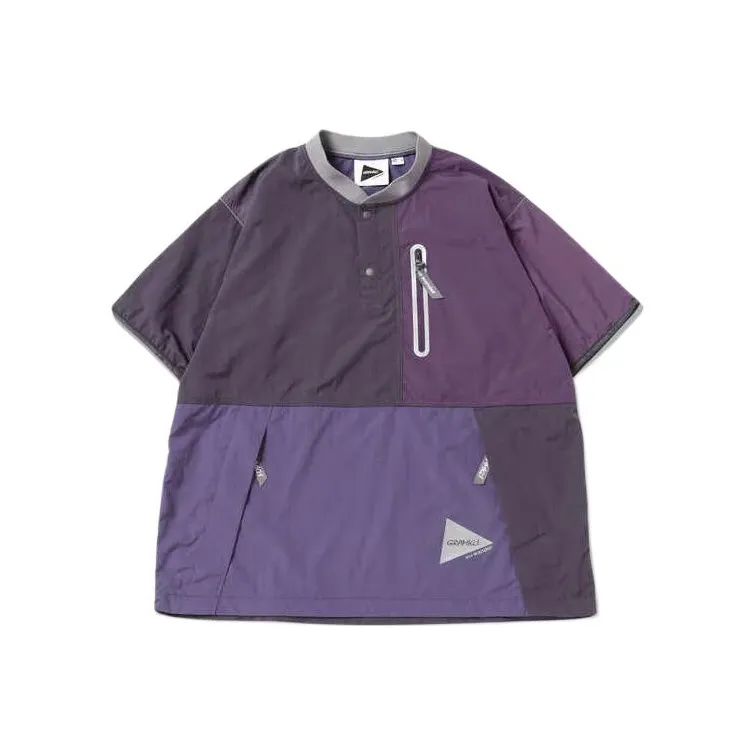 And Wander Фиолетовая Унисекс Футболка