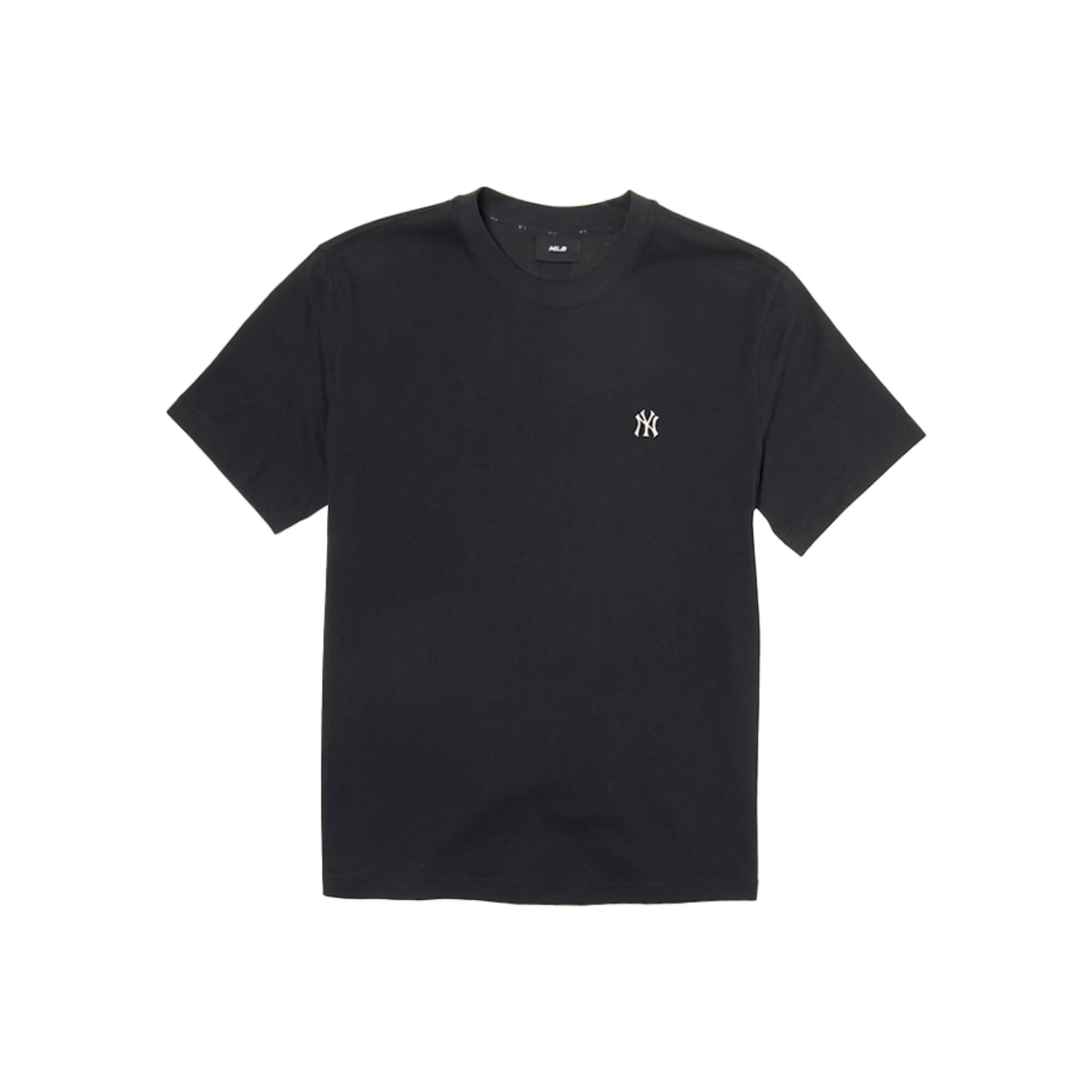 MLB New York Yankees BASIC Маленький логотип Удобная Рубашка T-образной формы Унисекс Черная