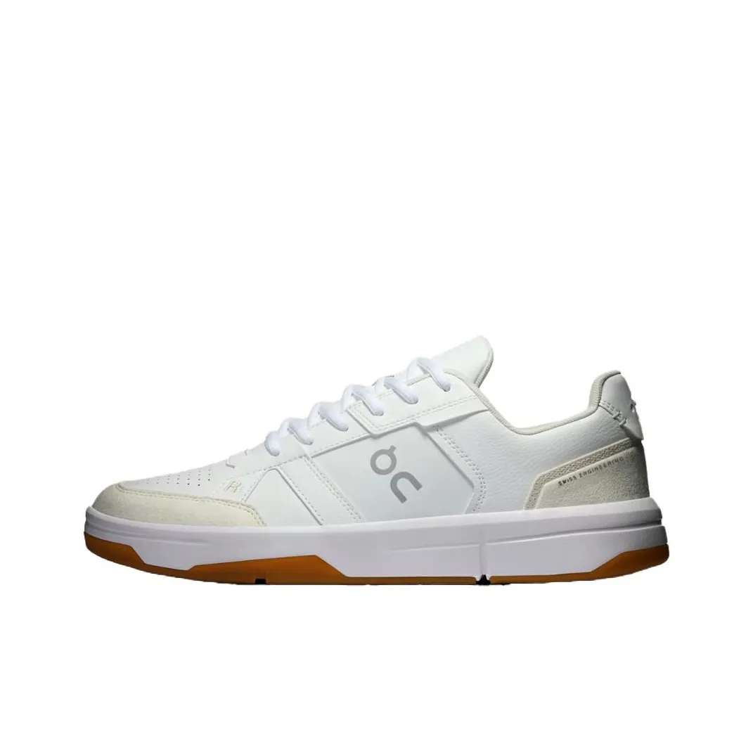 On The Roger Clubhouse Slip-Resistant Abrasion-Resistant Low-Top Skateboard Shoes Men's White На The Roger Clubhouse противоскользящие устойчивые к истиранию низкие топ скейтборд обувь мужская белая