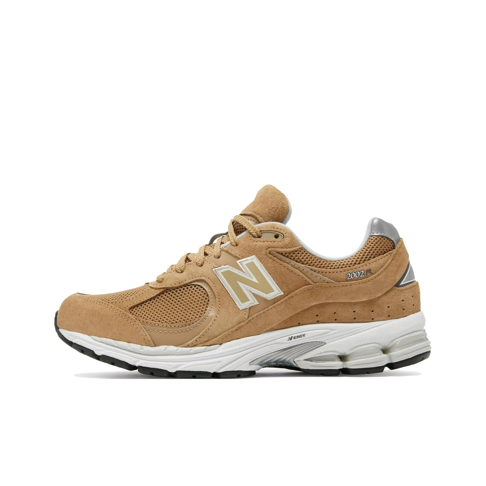 New Balance NB 2002R Running Shoes Unisex Low Top Tan/White
