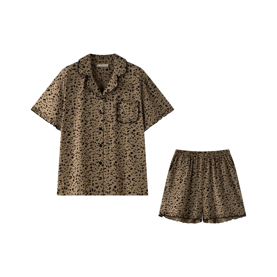 MEITENG Пижамный комплект женский лен