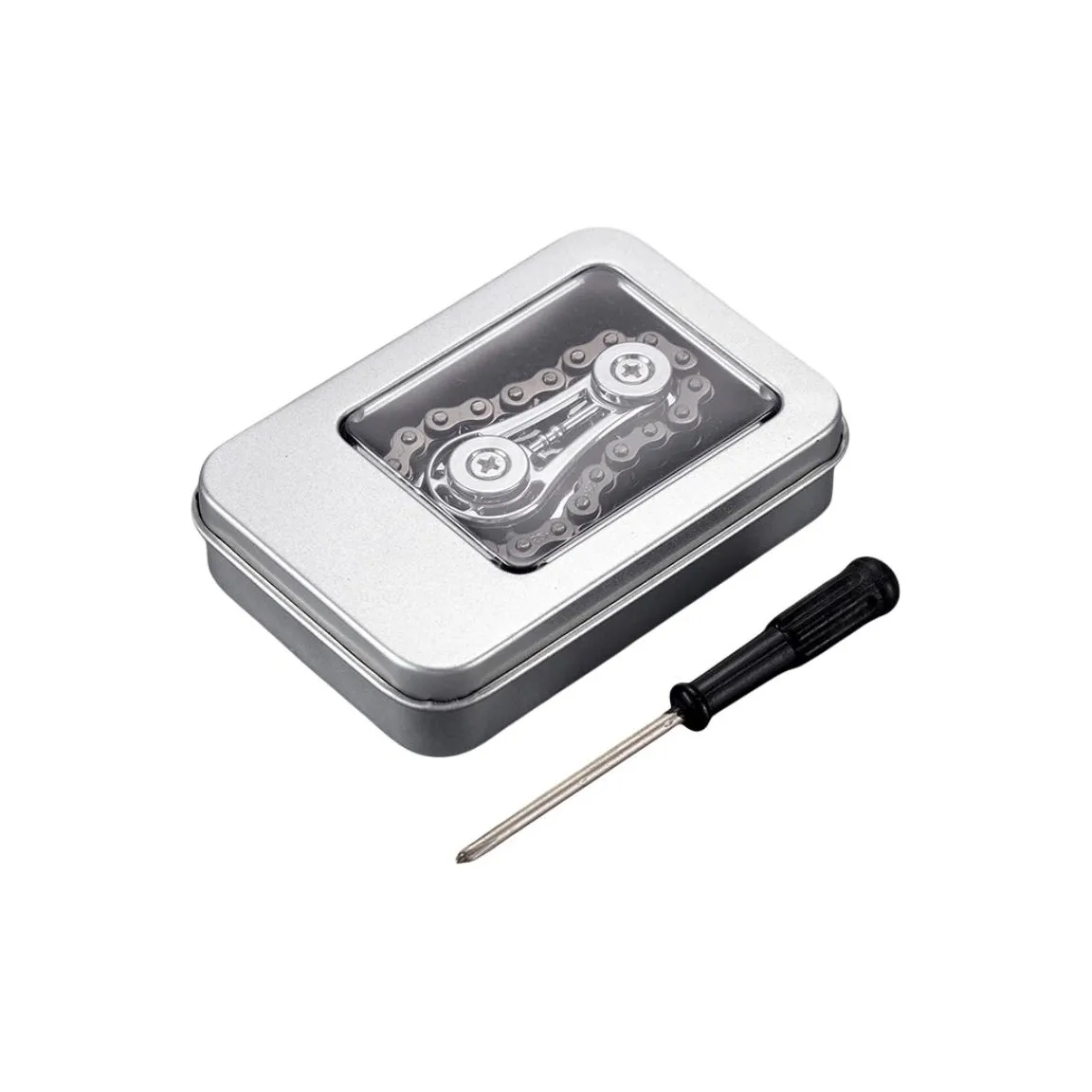 Ha Jie Bret Металл Автомобиль Колесо Шестерня Цепочка Кончик пальца Волчок Цепочка Stress Relief Relief от тревоги Игрушки