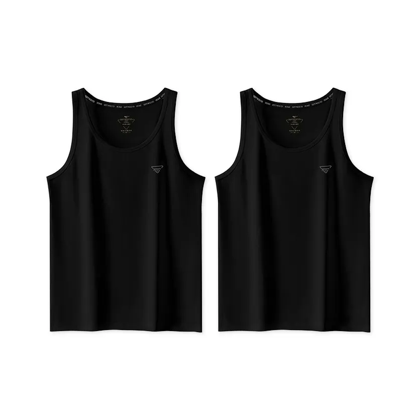 SEPTWOLVES Tank Tops Men's 2 Pack Black