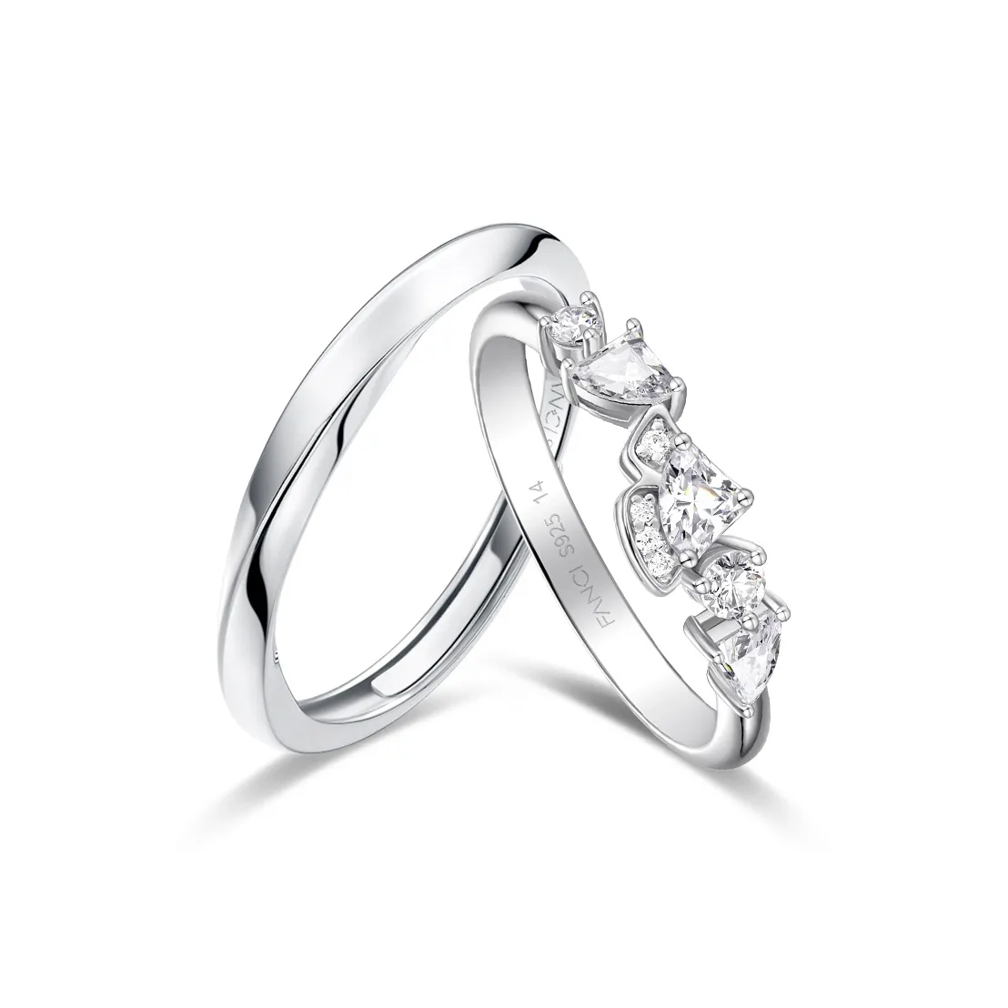 FANCI 925 Sterling Silver Rings Unisex