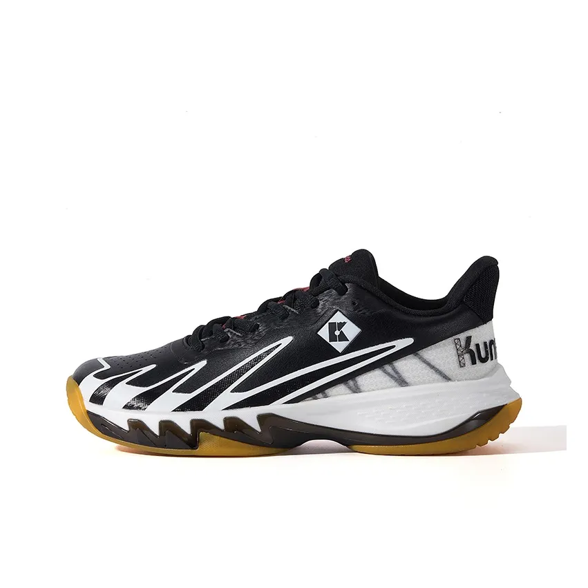 KUMPOO Asura Collection Амортизация Поддержка Баланс Низкий Топ Бадминтон Обувь Унисекс Черный