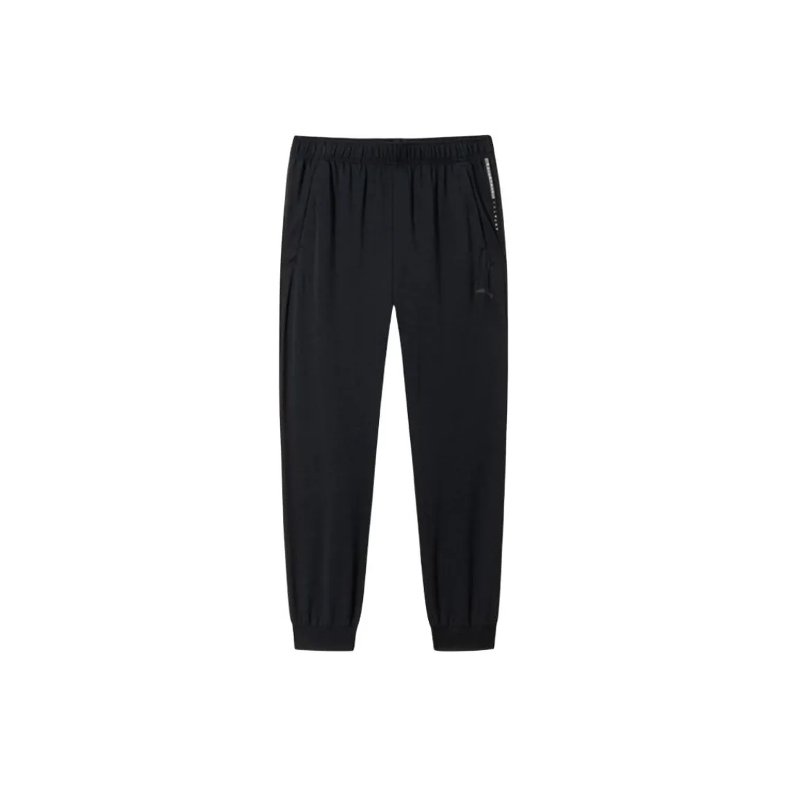 ANTA Все Погода Вязаные Тренировочные Брюки Мужские Основной Черный