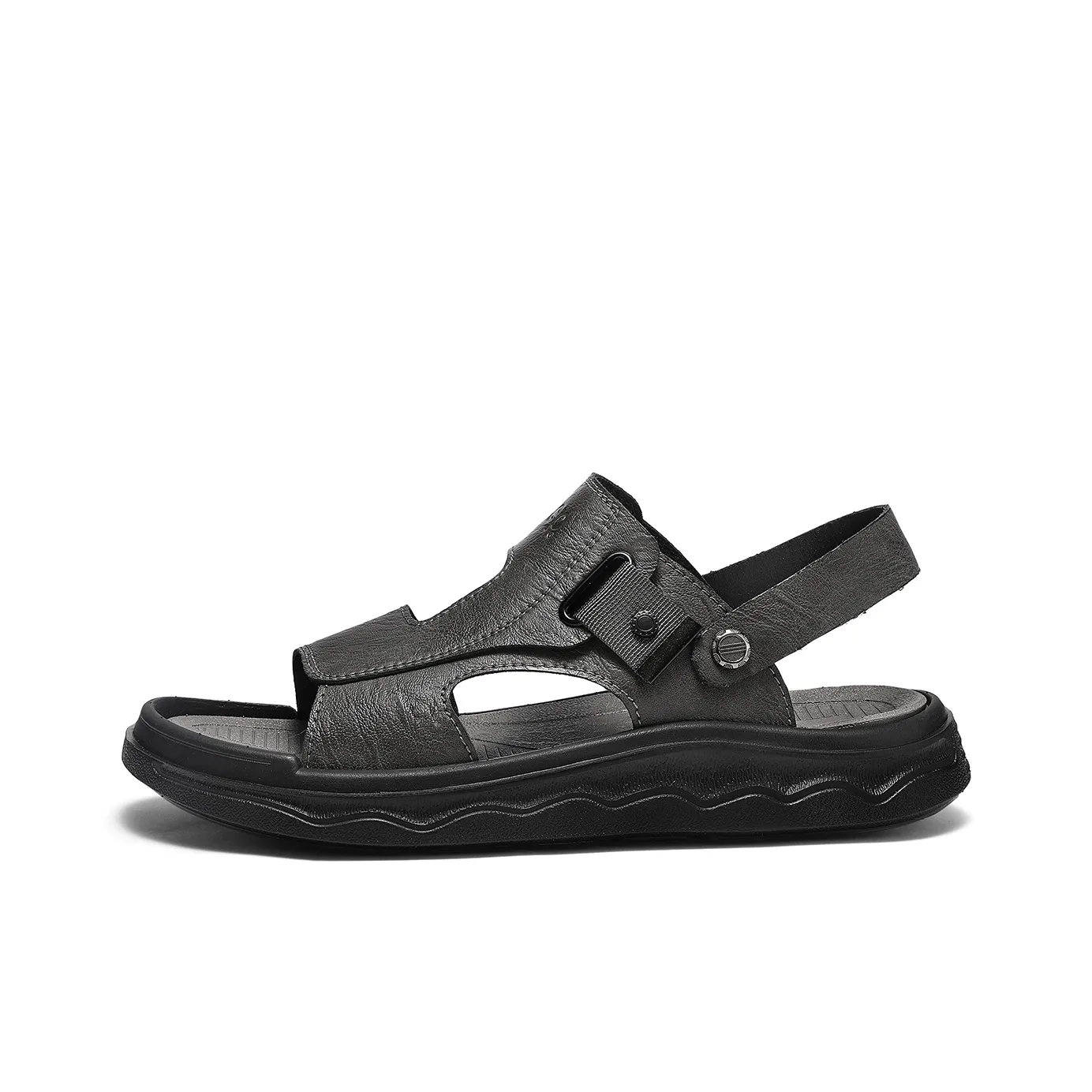 Jeep Beach Sandals Men's Black/Gray
