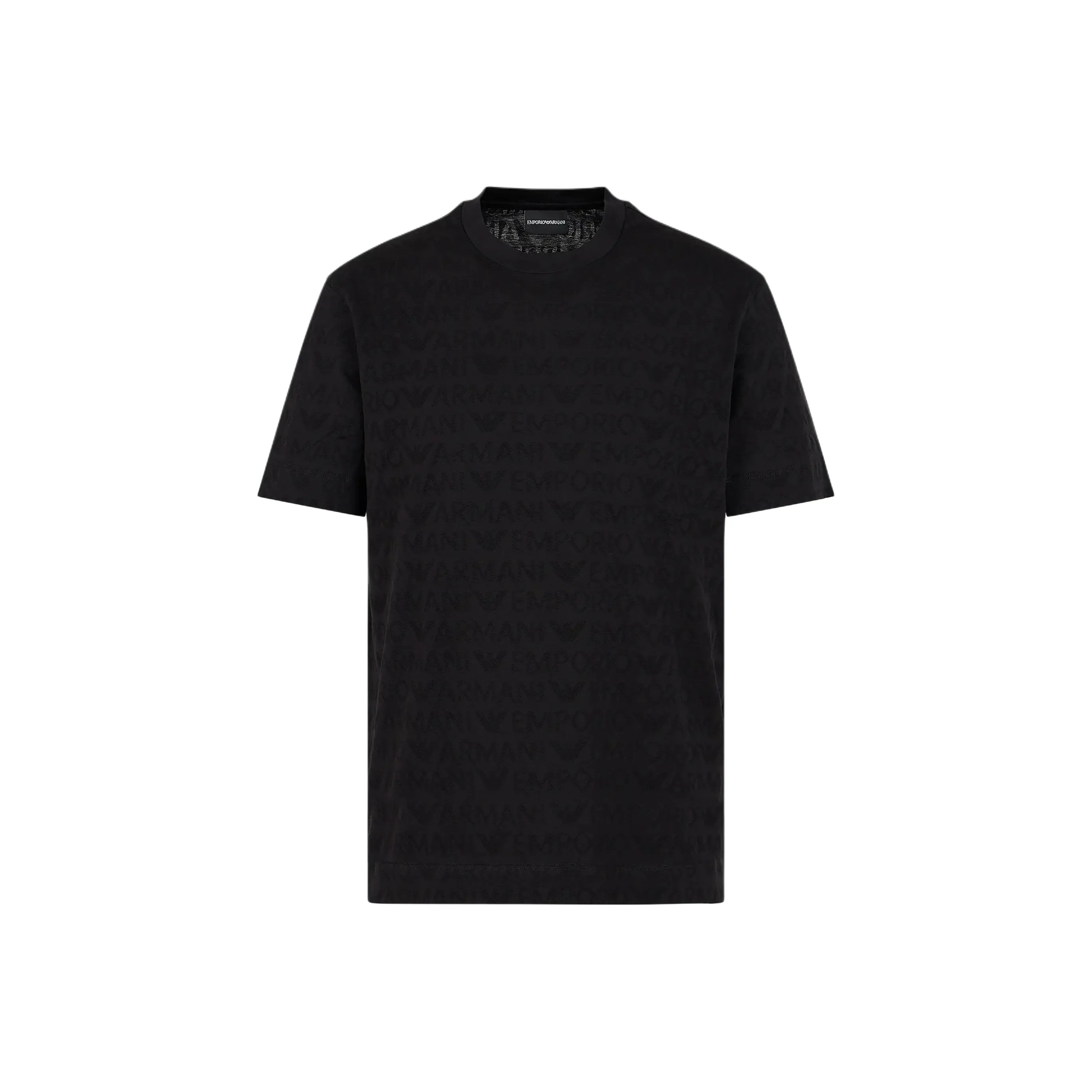 EMPORIO ARMANI T-рубашка унисекс черного цвета