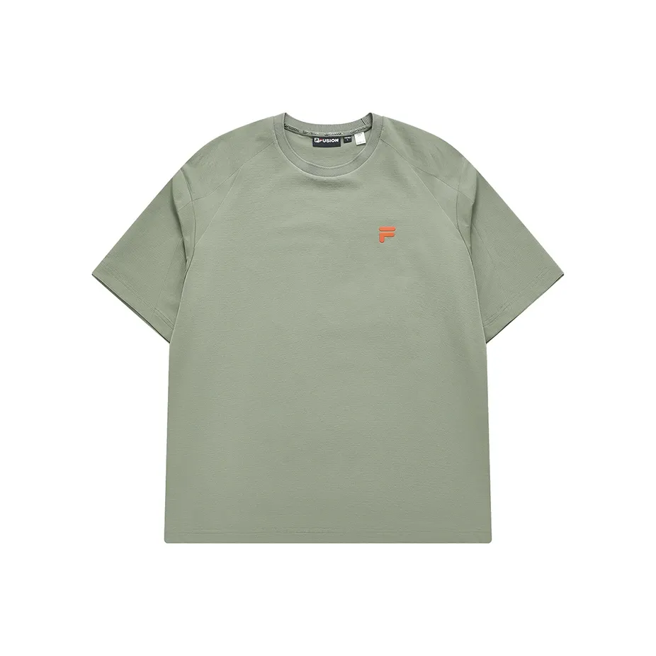 FILA FUSION T Shirt Men's Feather Gray green