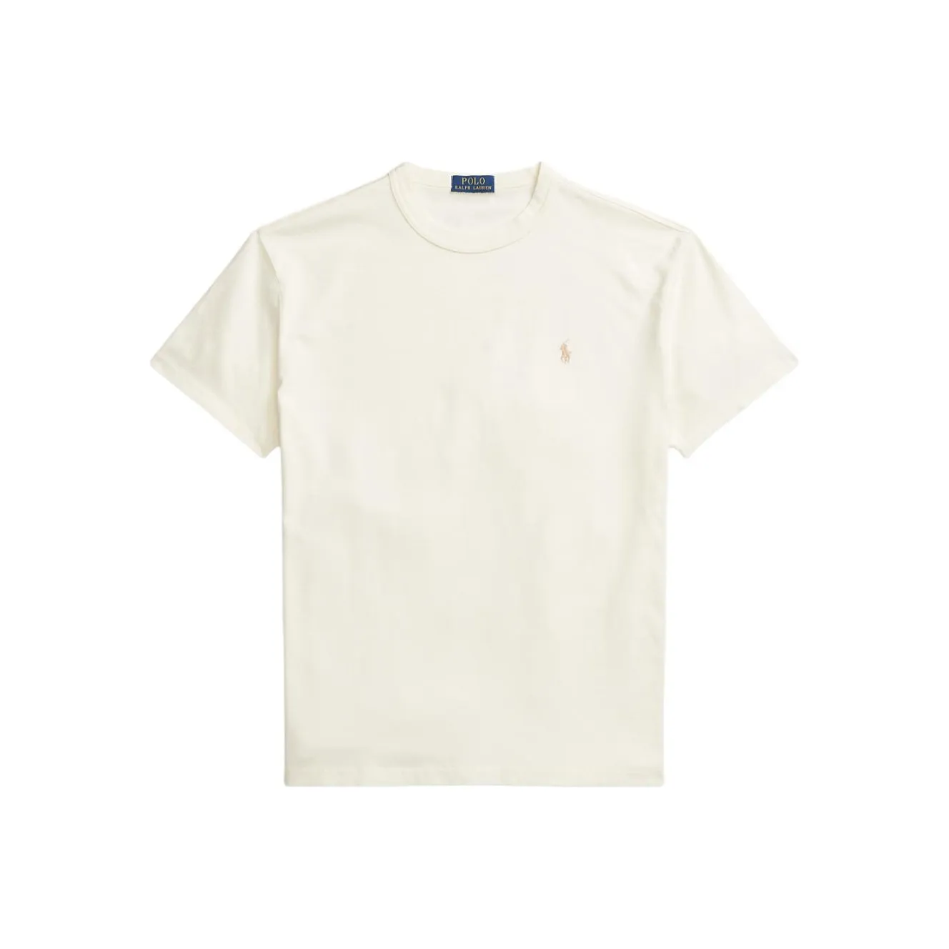 Polo Ralph Lauren SS24 T Рубашка Мужская Клуб Цвет Кремовый