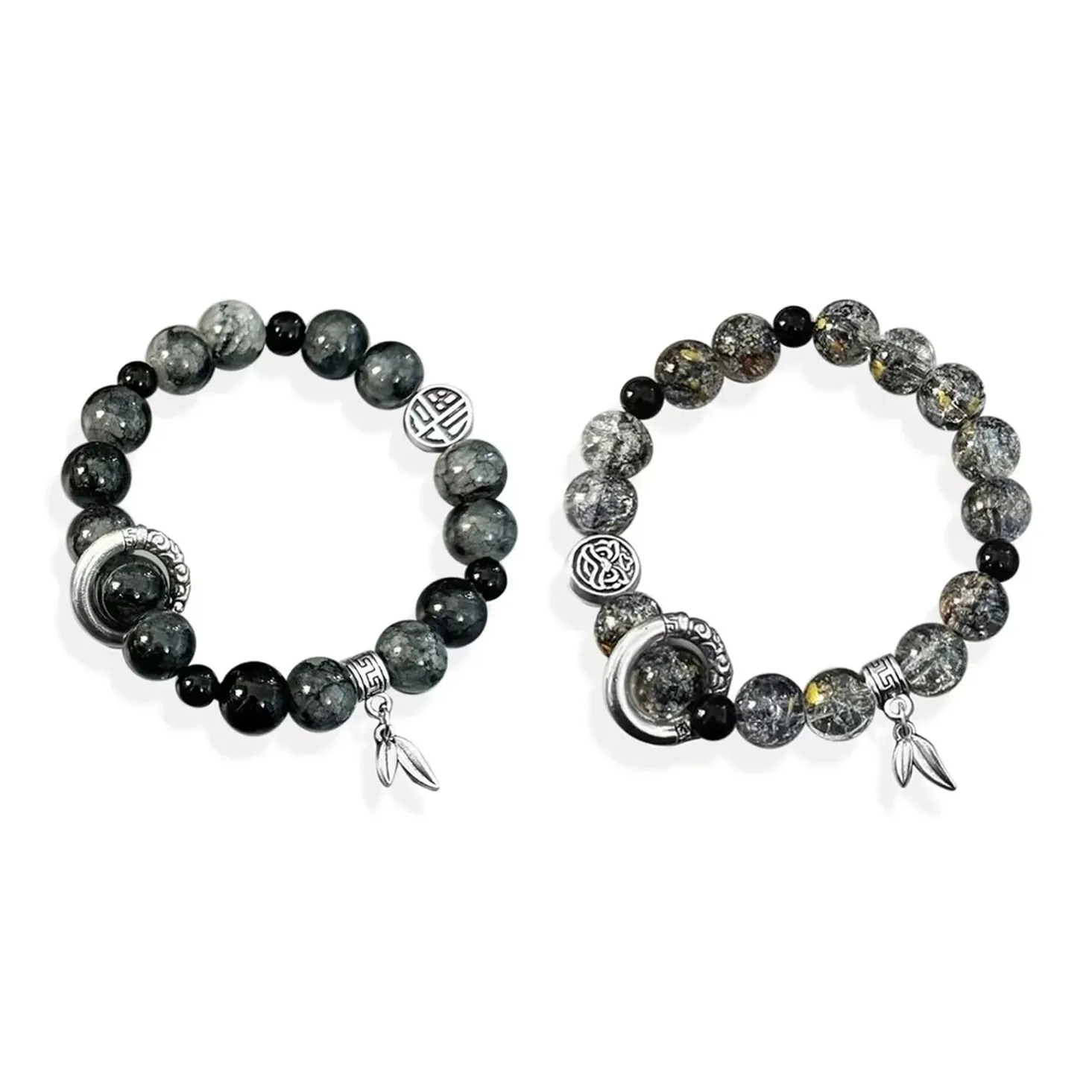 AEMC Цветное стекло Нефритовые браслеты Унисекс