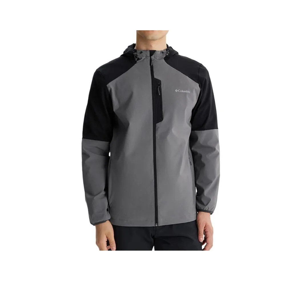 Columbia Tech SOFTSHELL HOODIE Jackets & Coats Men's Gray