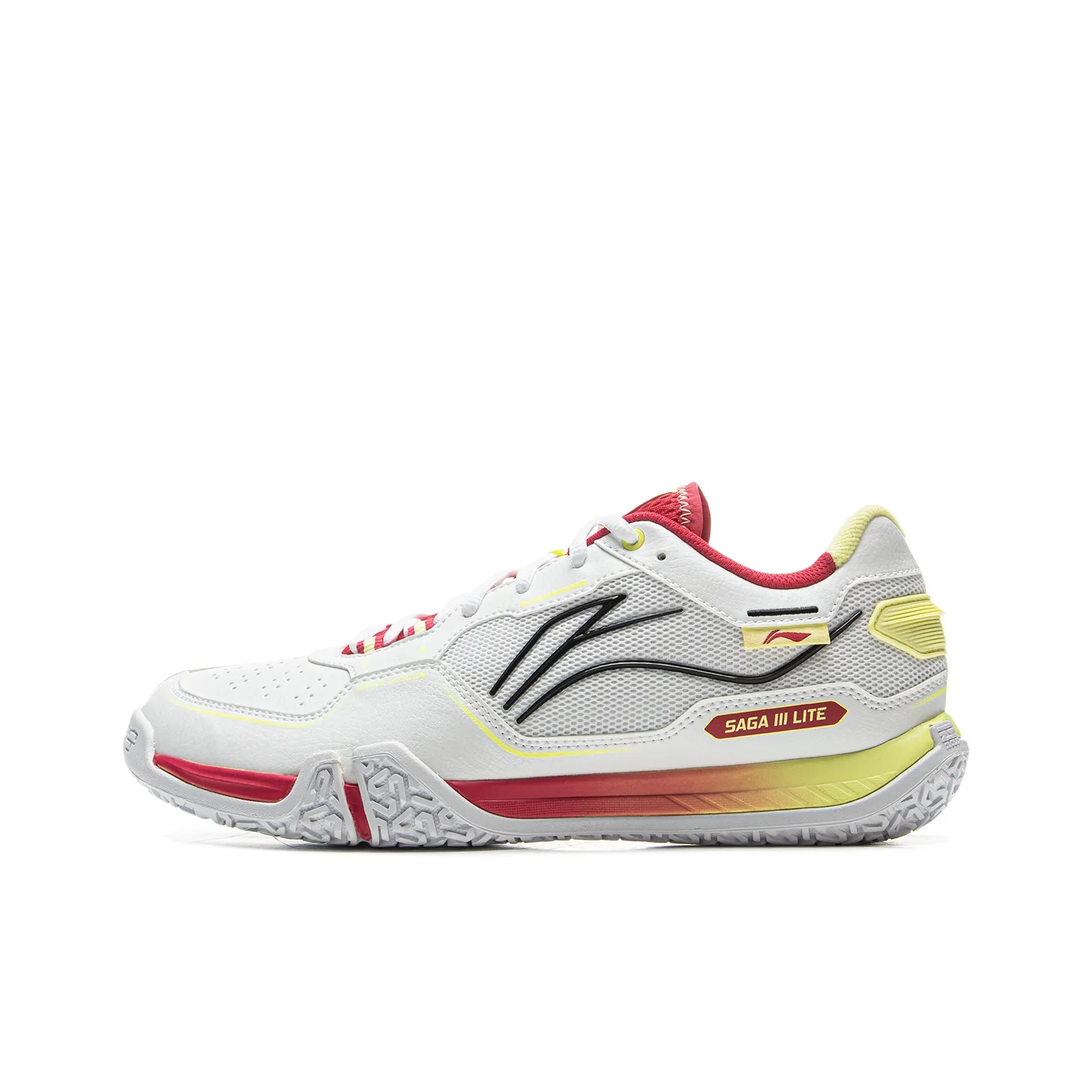LiNing Shock Absorbers Slip-Resistant Abrasion-Resistant Low-Top Badminton Shoes Unisex Gray Red LiNing Shock Absorbers Противоскользящие Устойчивые к износу Низкие Кеды для Бадминтона Унисекс Серый Красный