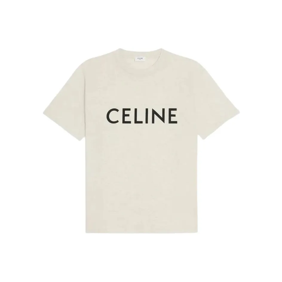 CELINE Loose T shirt In Cotton Jersey