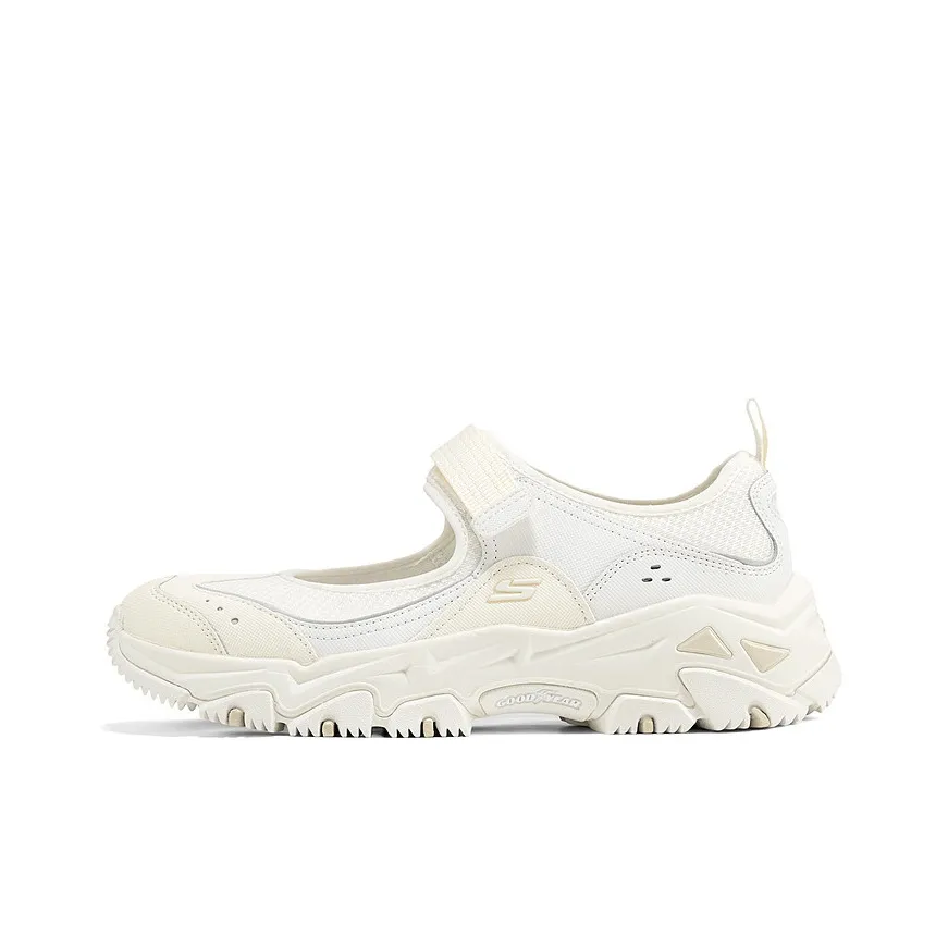 Skechers D'LITES Hiker Mary Jane Shoes Женские Ecru