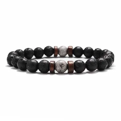 LuluCanaan Браслеты из вулканического камня Унисекс