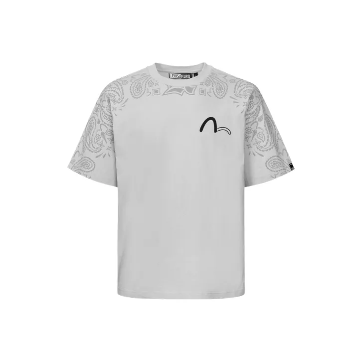 EVISU T Shirts Men's Gray