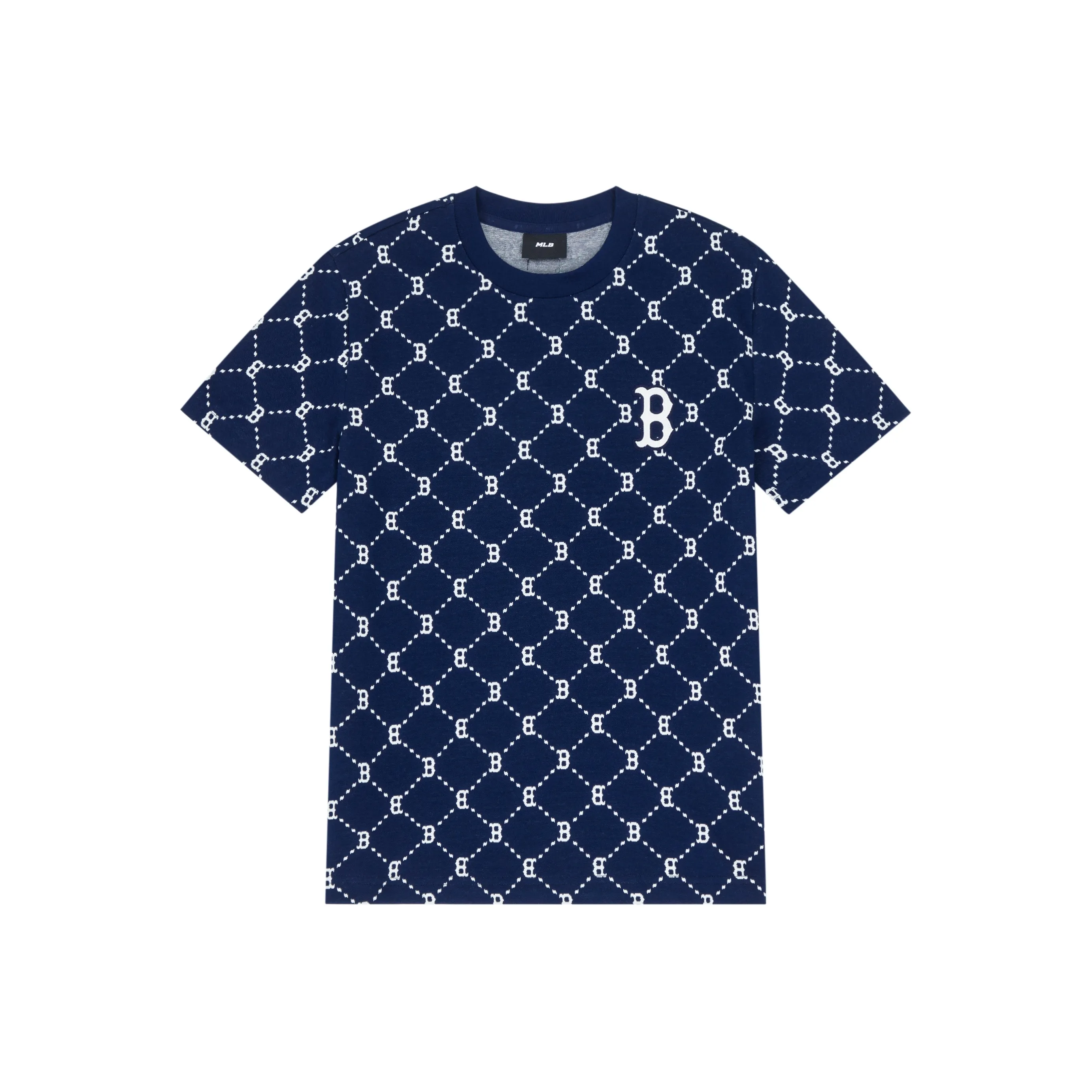 MLB MONOGRAM Reading Collection T Shirt Unisex Navy Blue