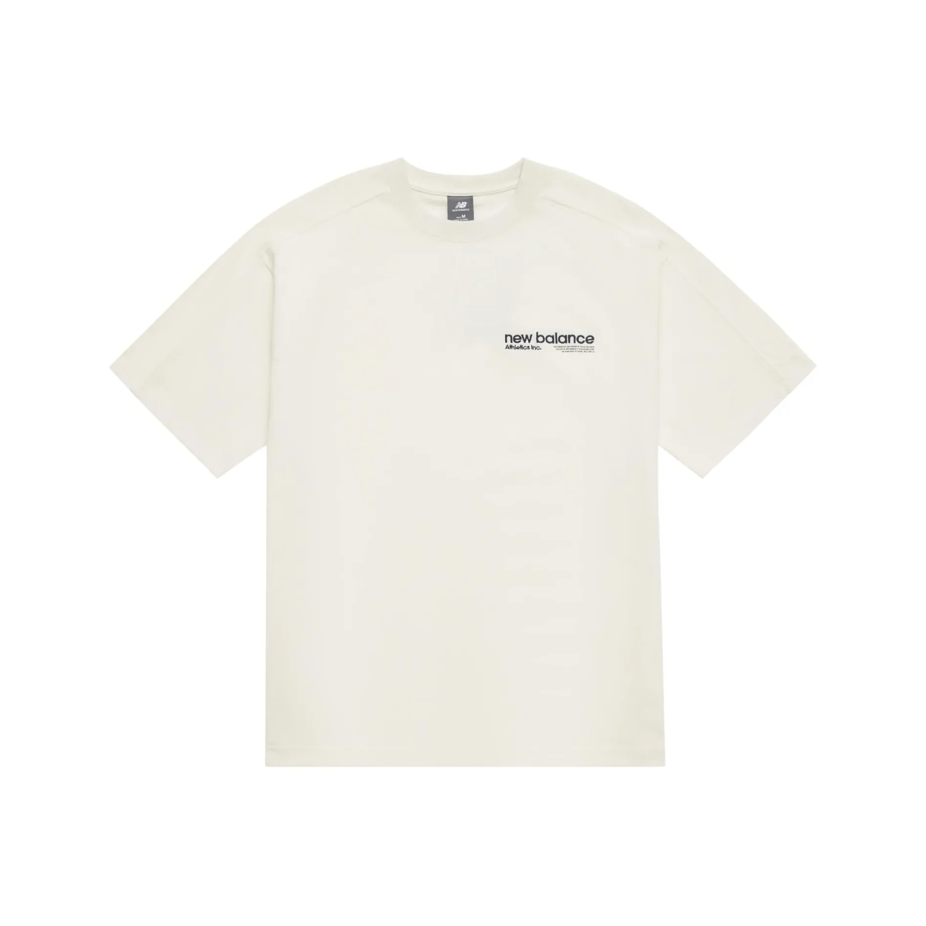 New Balance T Shirt Unisex Ivory White