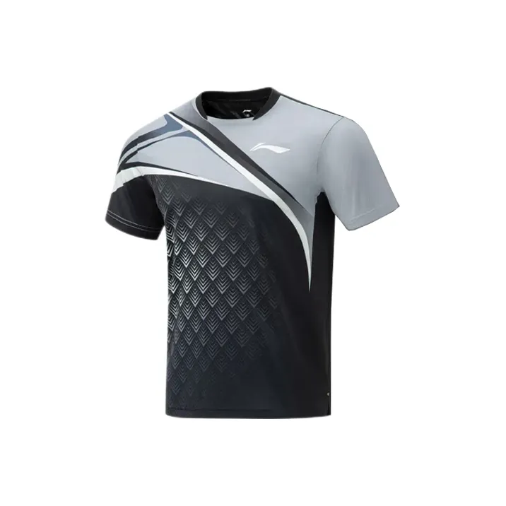 LINING Table Tennis Series Черные Мужские T-Рубашки