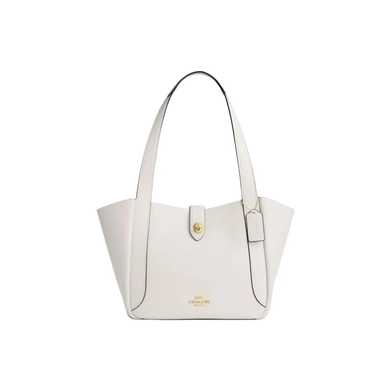 COACH Hadley Кожа Тоут Сумка Сумка для покупок Сумка на плечо Большая Женская Экрю