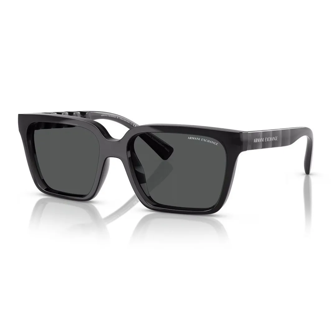 EMPORIO ARMANI Plate Frame Irregular Shape Sunglasses Unisex