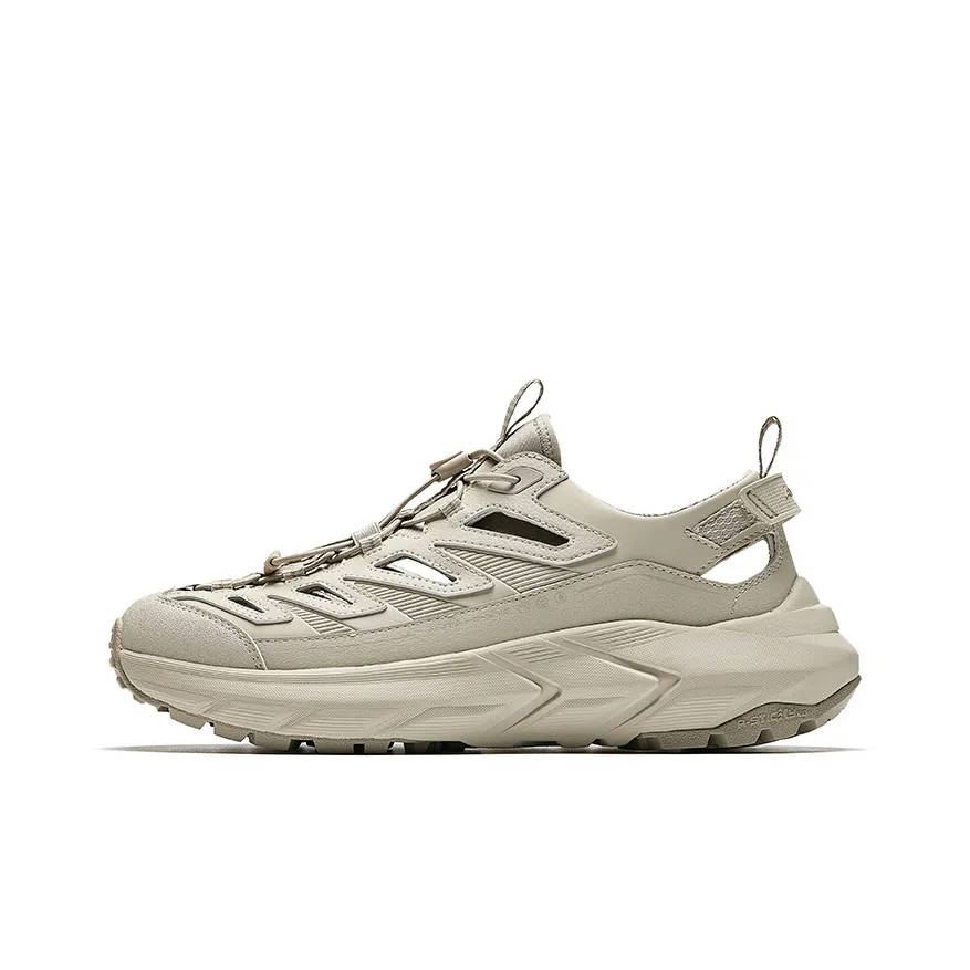 ANTA Deep Sea 2 Дышащая Обувь для треккинга с противоскользящим и износостойким покрытием Мужская Дюна Серый