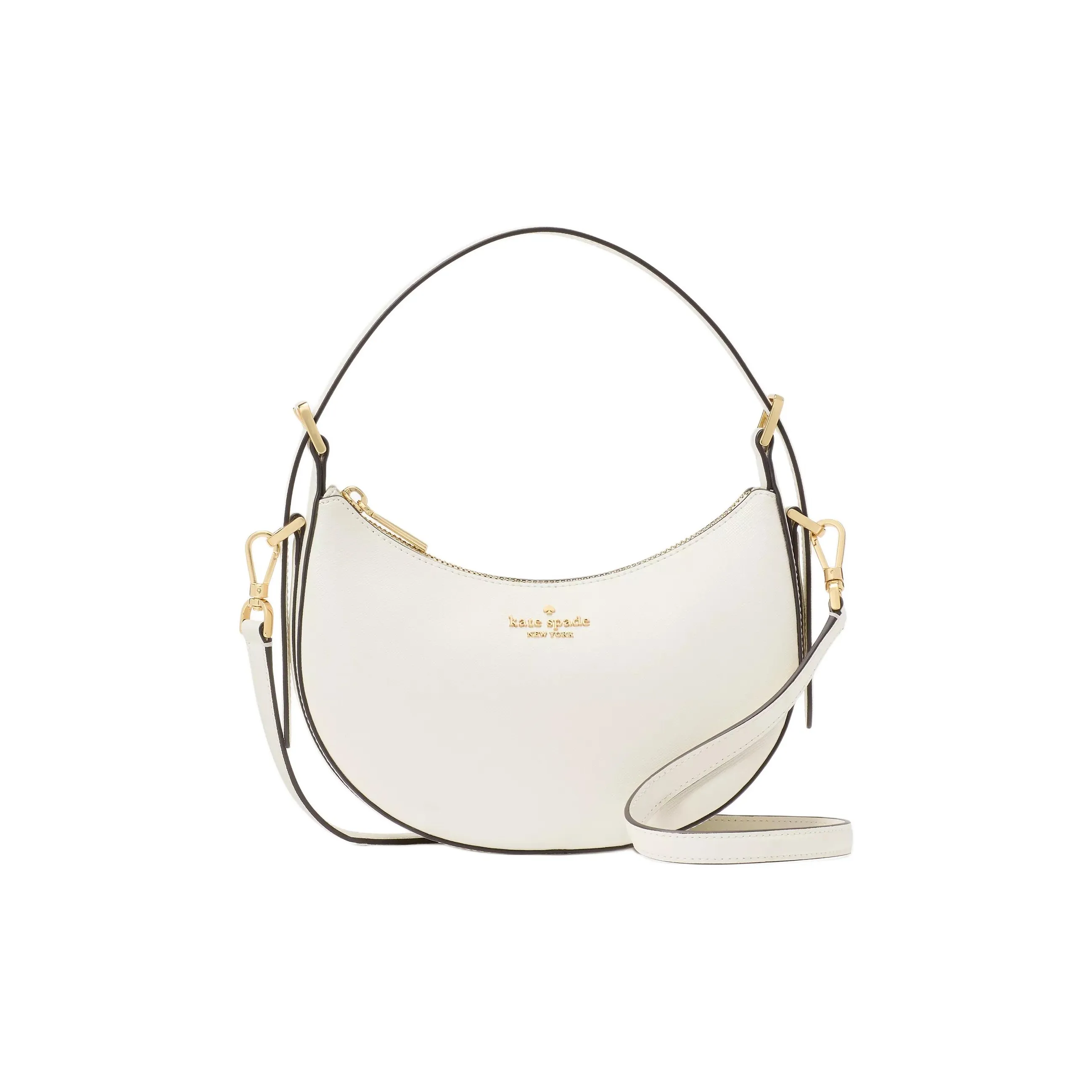 Kate Spade Saffiano Leather One Shoulder Handbag Women's White