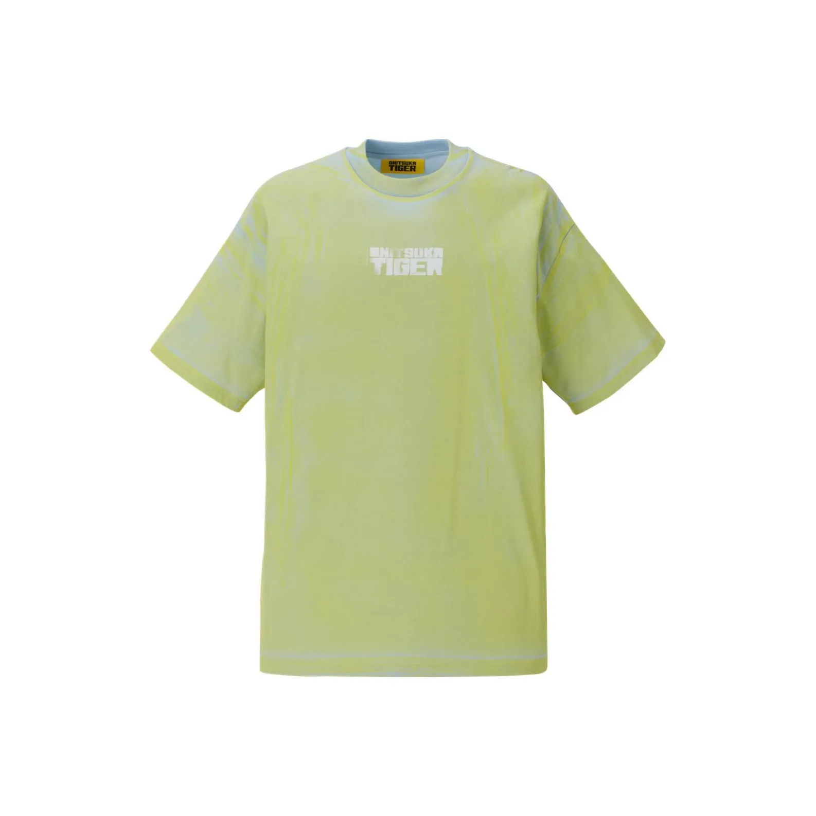 Onitsuka Tiger Printed T Shirts Unisex Light Blue/Yellow
