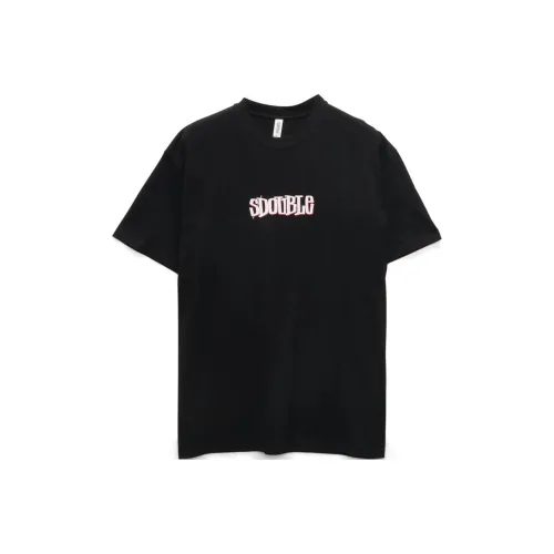 S/DOUBLE FW24 Черная унисекс футболка