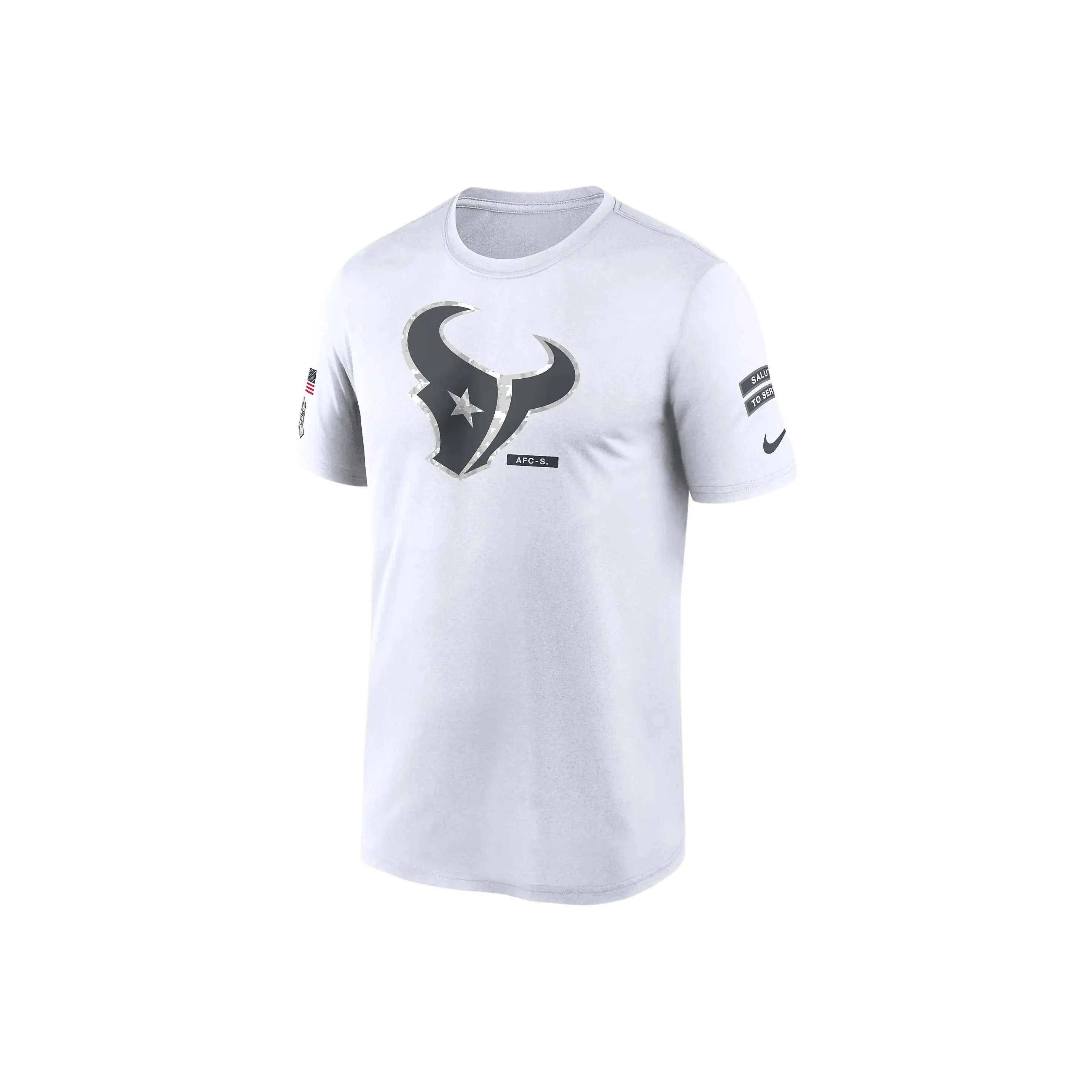 Nike Houston Texans Salute To Service Primary Edge Legend Men's Nike Dri FIT Nfl T Shirt