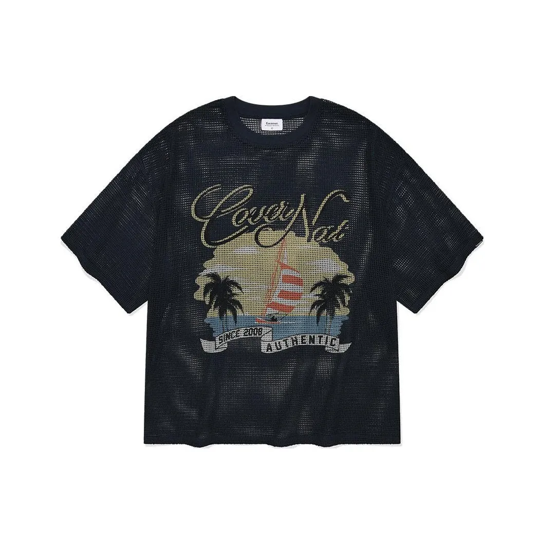 COVERNAT T Shirt Unisex Marine Blue