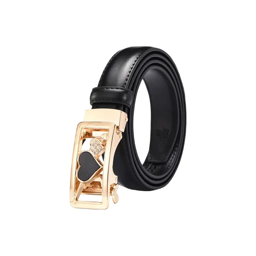 JKEM Коровья кожа сплав кожаные ремни женские 2,4CM